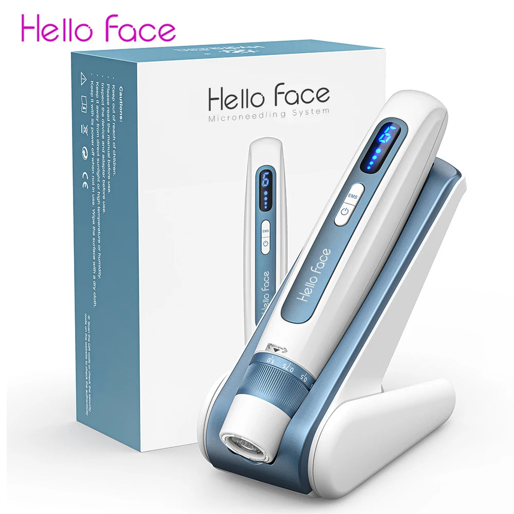 Hello Face 2-in-1 Hautpflegegerät – EMS & Microneedling