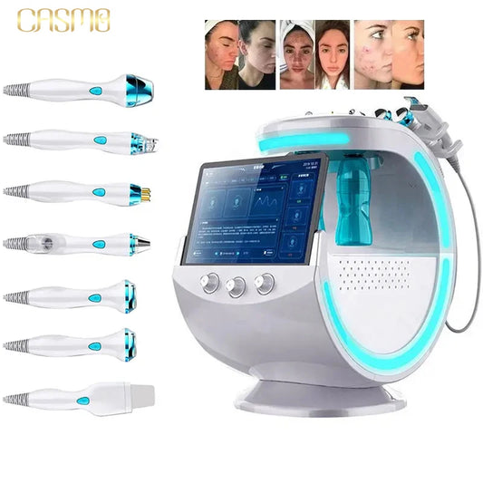 CASMB 7-in-1 Hydro Facial Machine – Professionelle Gesichtspflege mit Ultraschall, Sauerstoff & Dermabrasion für Tiefenreinigung und Hautverjüngung