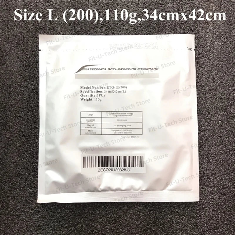 Kryolipolyse Schutzmembran – 60 + 70 g Thick Freezing Mask