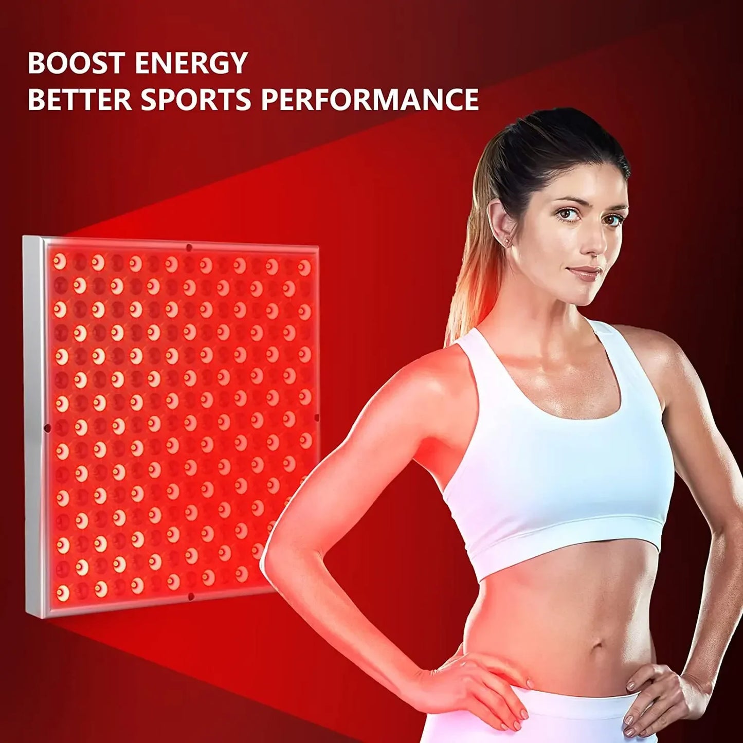 ZONGKUNG 45W Rotlicht-Therapiepanel – 225 LEDs (660nm & 850nm) für Schmerzlinderung, Hautpflege & Körperregeneration