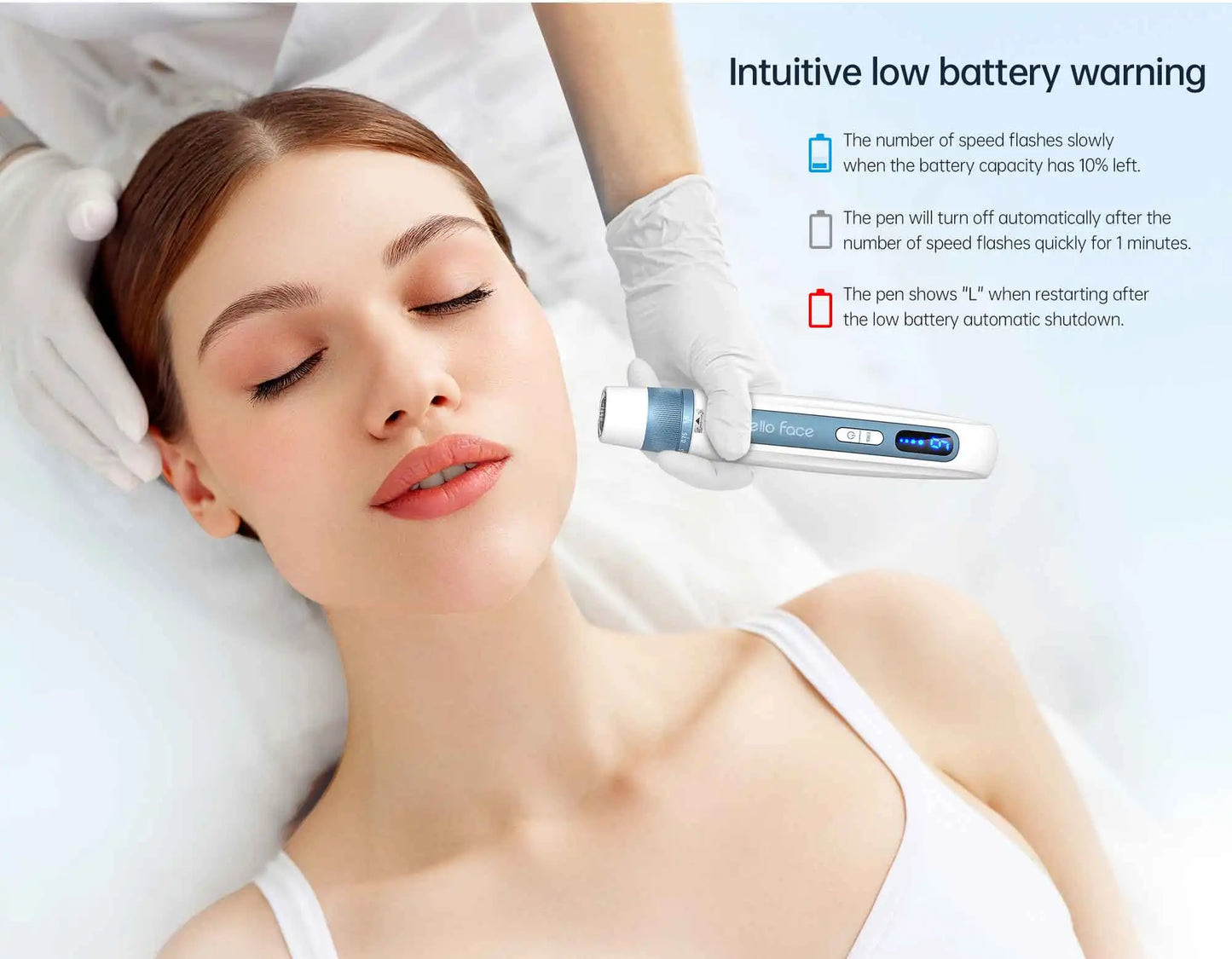 Hello Face 2-in-1 Hautpflegegerät – EMS & Microneedling