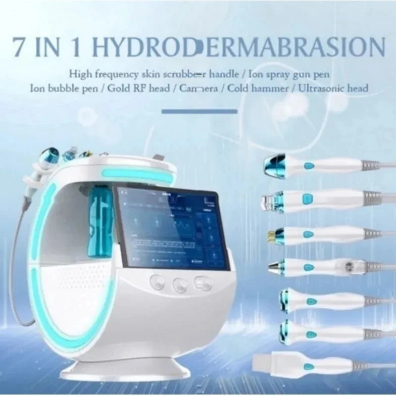 CASMB 7-in-1 Hydro Facial Machine – Professionelle Gesichtspflege mit Ultraschall, Sauerstoff & Dermabrasion für Tiefenreinigung und Hautverjüngung