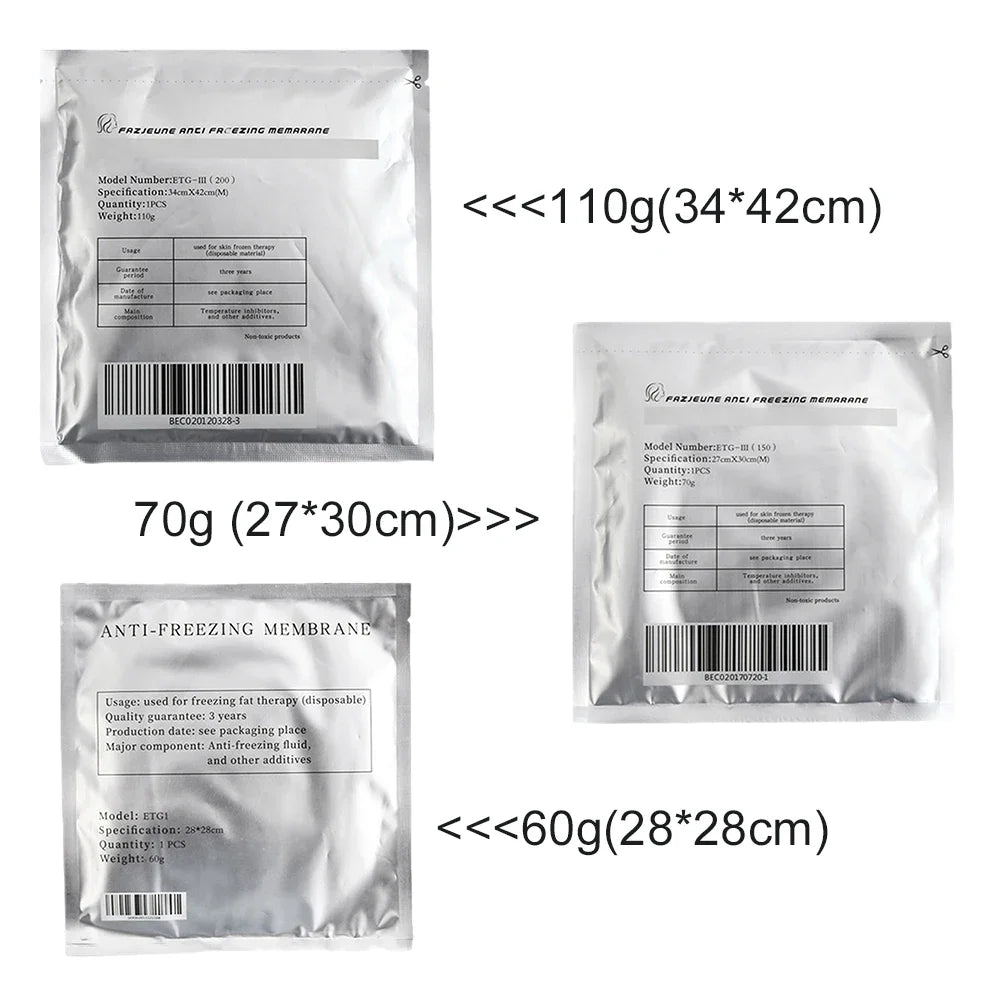 Kryolipolyse Schutzmembran – 70 g Thick Freezing Mask