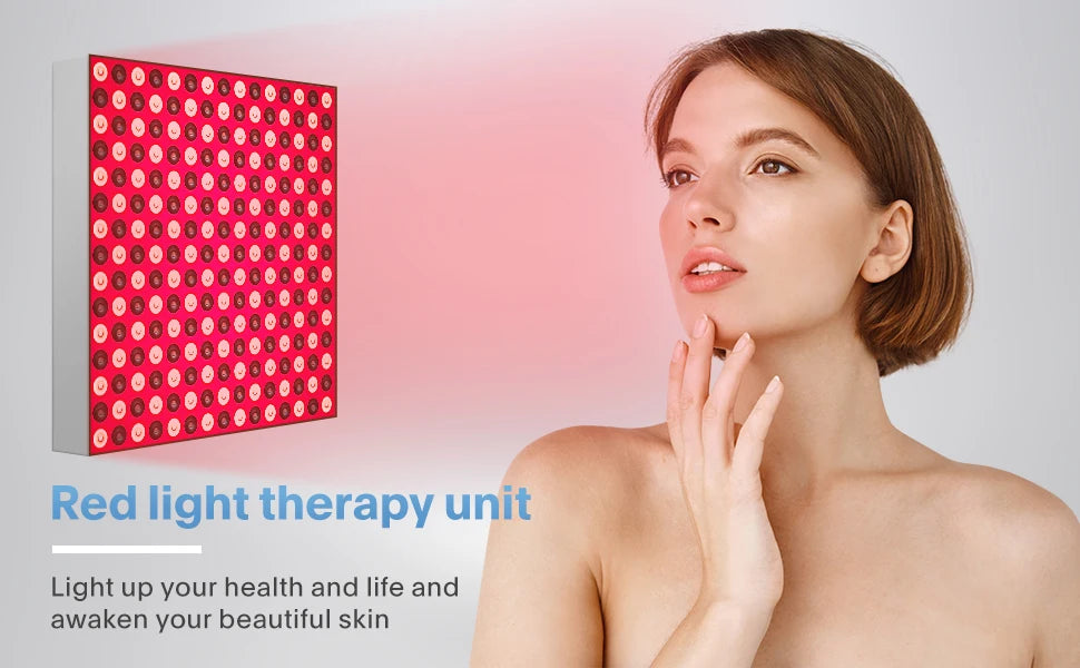 ZONGKUNG 45W Rotlicht-Therapiepanel – 225 LEDs (660nm & 850nm) für Schmerzlinderung, Hautpflege & Körperregeneration