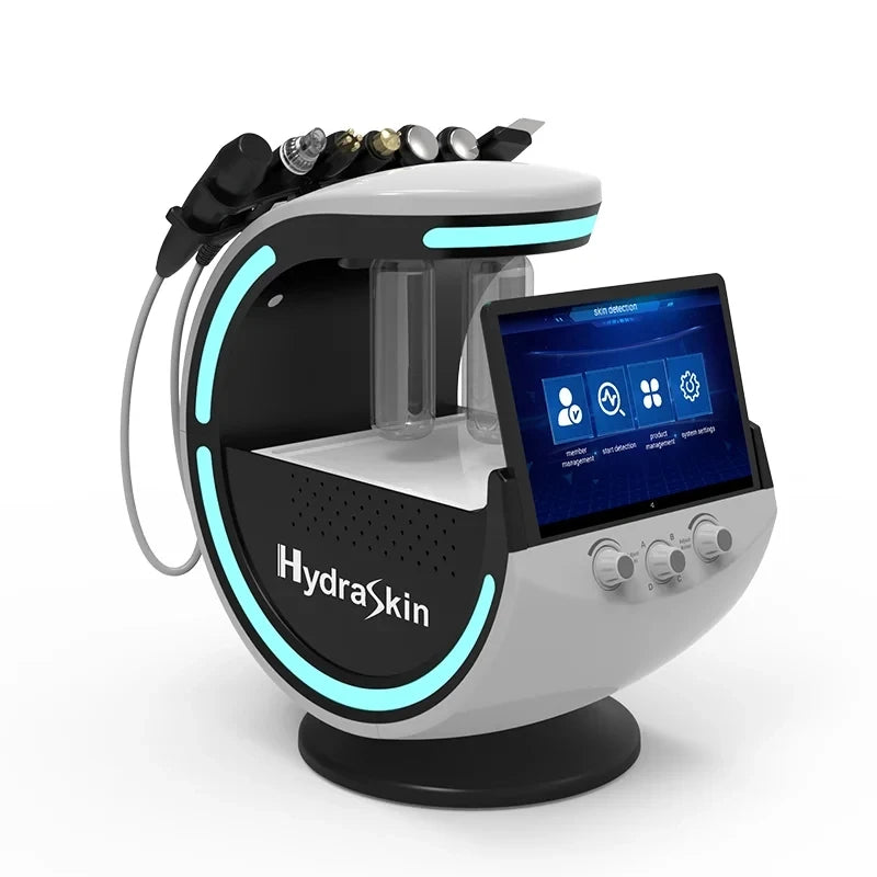 CASMB 7-in-1 Hydro Facial Machine – Professionelle Gesichtspflege mit Ultraschall, Sauerstoff & Dermabrasion für Tiefenreinigung und Hautverjüngung