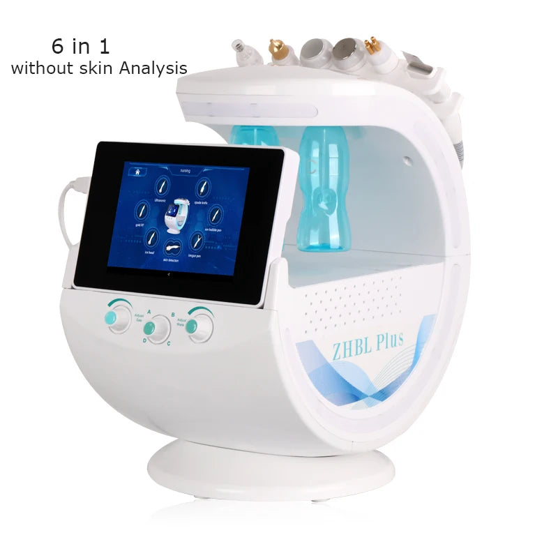 CASMB 7-in-1 Hydro Facial Machine – Professionelle Gesichtspflege mit Ultraschall, Sauerstoff & Dermabrasion für Tiefenreinigung und Hautverjüngung