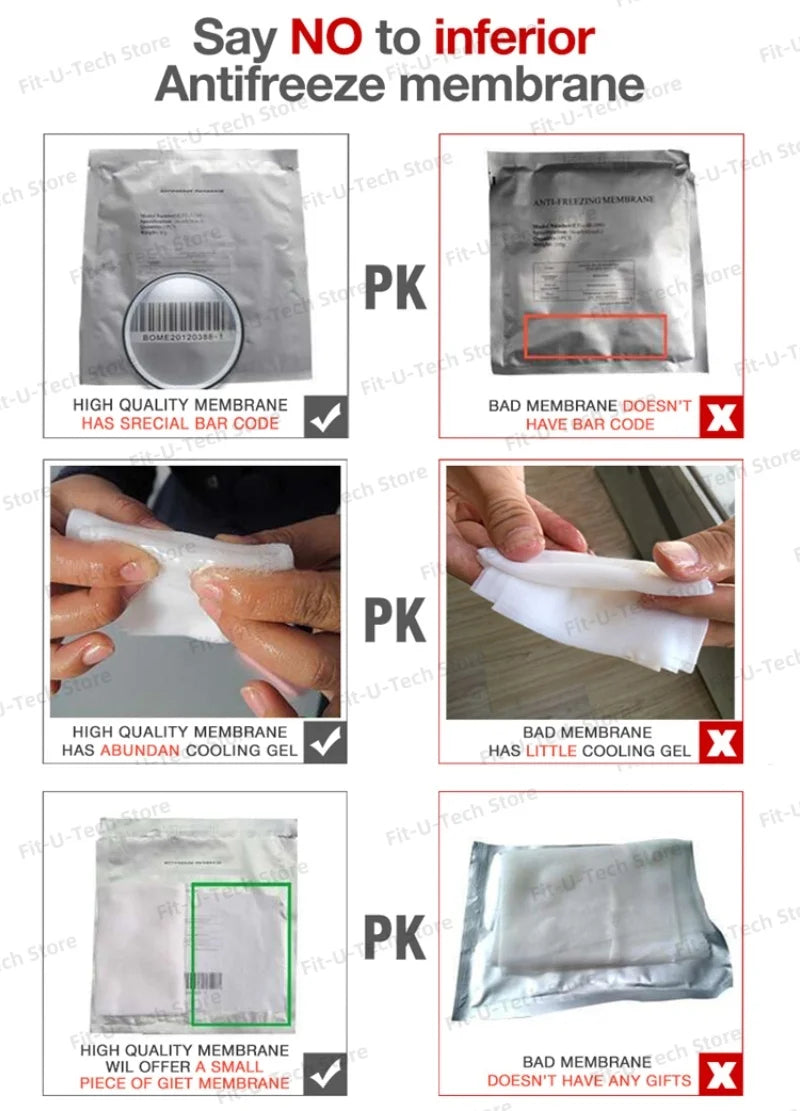 Kryolipolyse Schutzmembran – 60 + 70 g Thick Freezing Mask