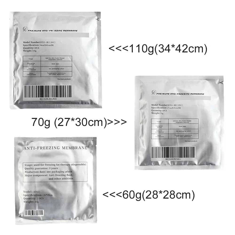 Kryolipolyse Schutzmembran – 70 g Thick Freezing Mask